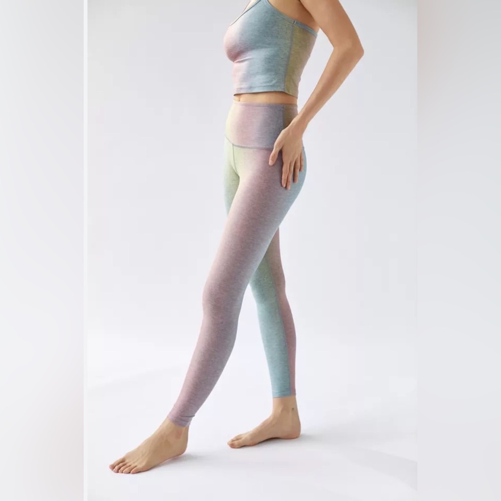 Beyond Yoga women’s  Gradient Leggings - Purple and Green